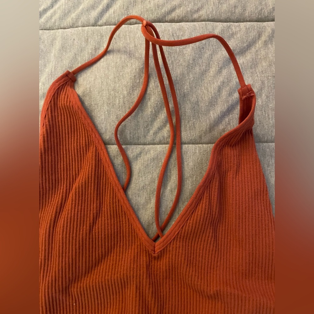 High cut V neck bodysuit xs - Picture 3 of 9